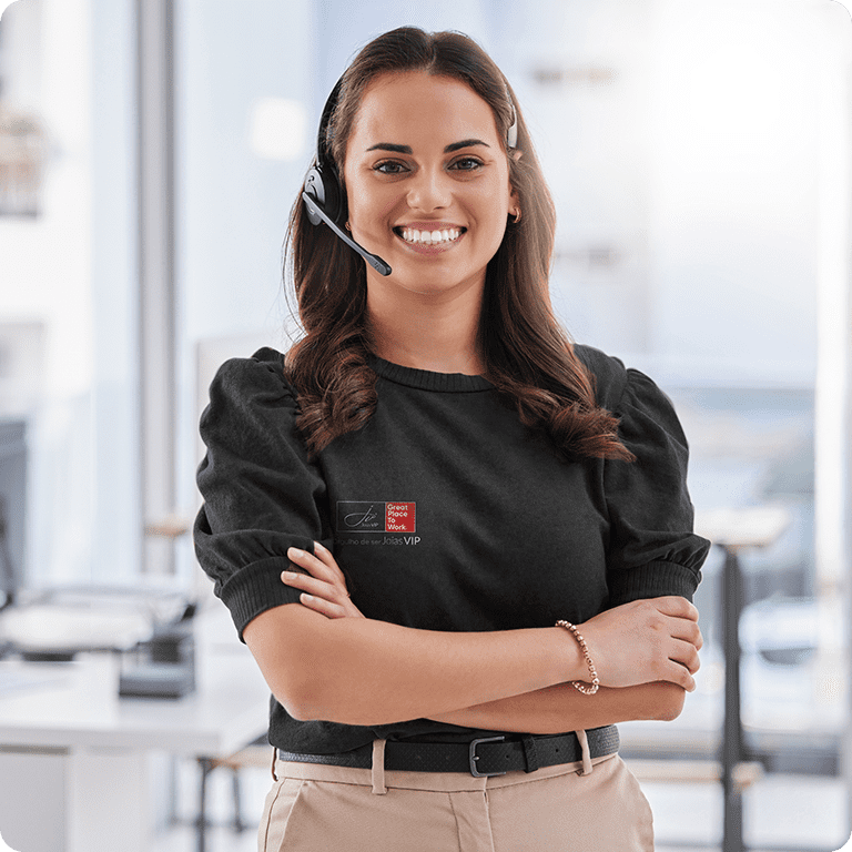 Mulher com os braços cruzados, Personal Shopper peronalizado
